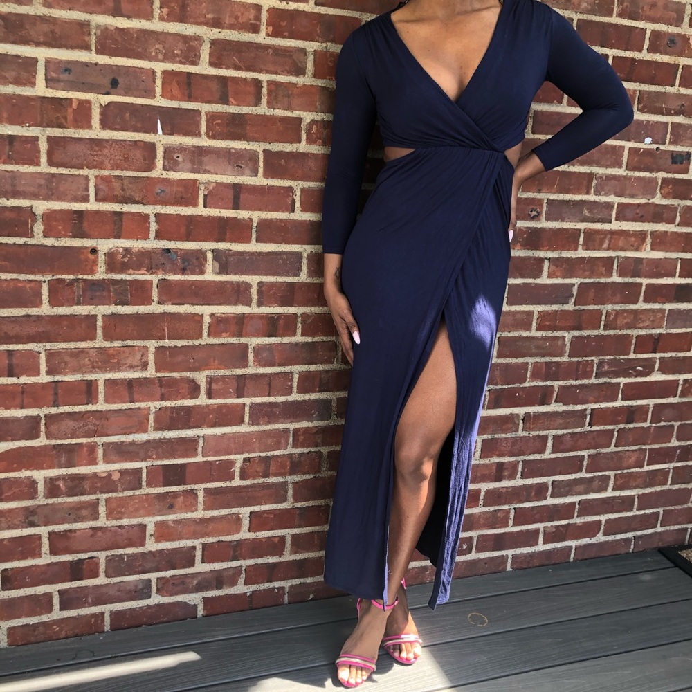 Navy Maxi Dress